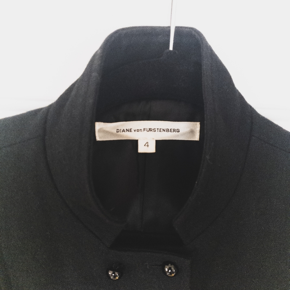 Diane Von Furstenberg black jacket